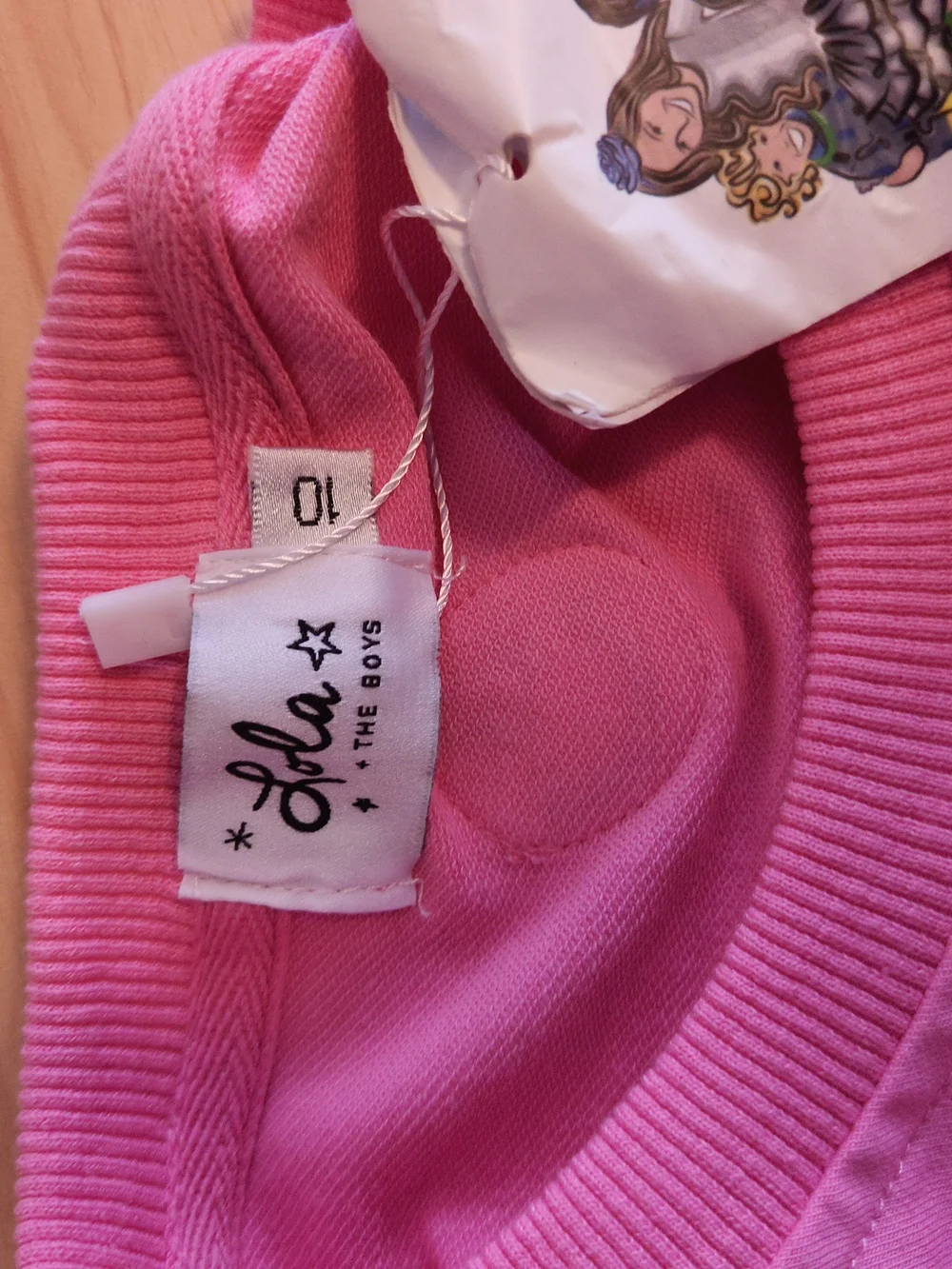 Girls Pink Birthday Rhinestone Sweater With Skirt- Matching Set Size 10